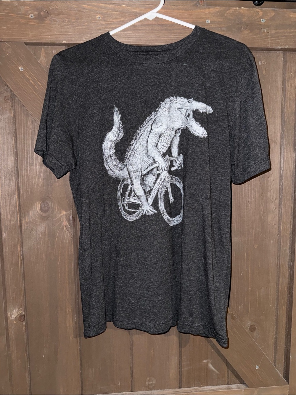 Alligator Graphic T-Shirt - Charcoal Size L